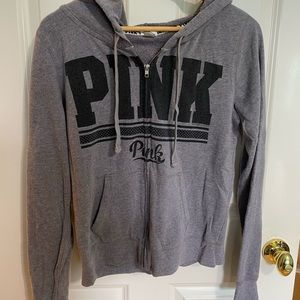pink | zip up jacket